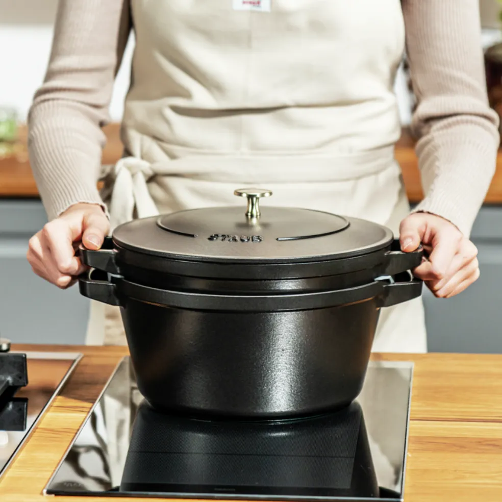 Set de 3 piezas de hierro fundido apilables Staub