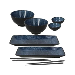 Set de 8 piezas de porcelana para Sushi Tognana