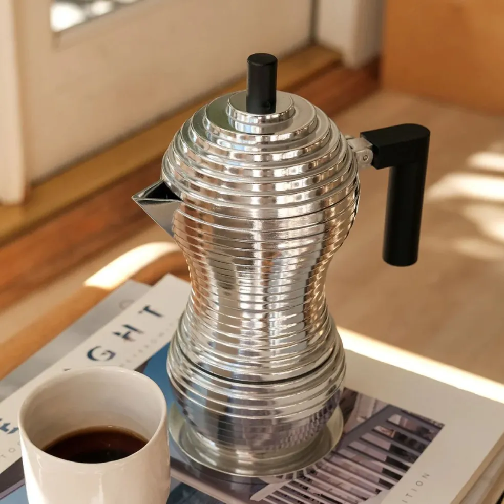 Set de 5 piezas para el café con cafetera Pulcina Alessi