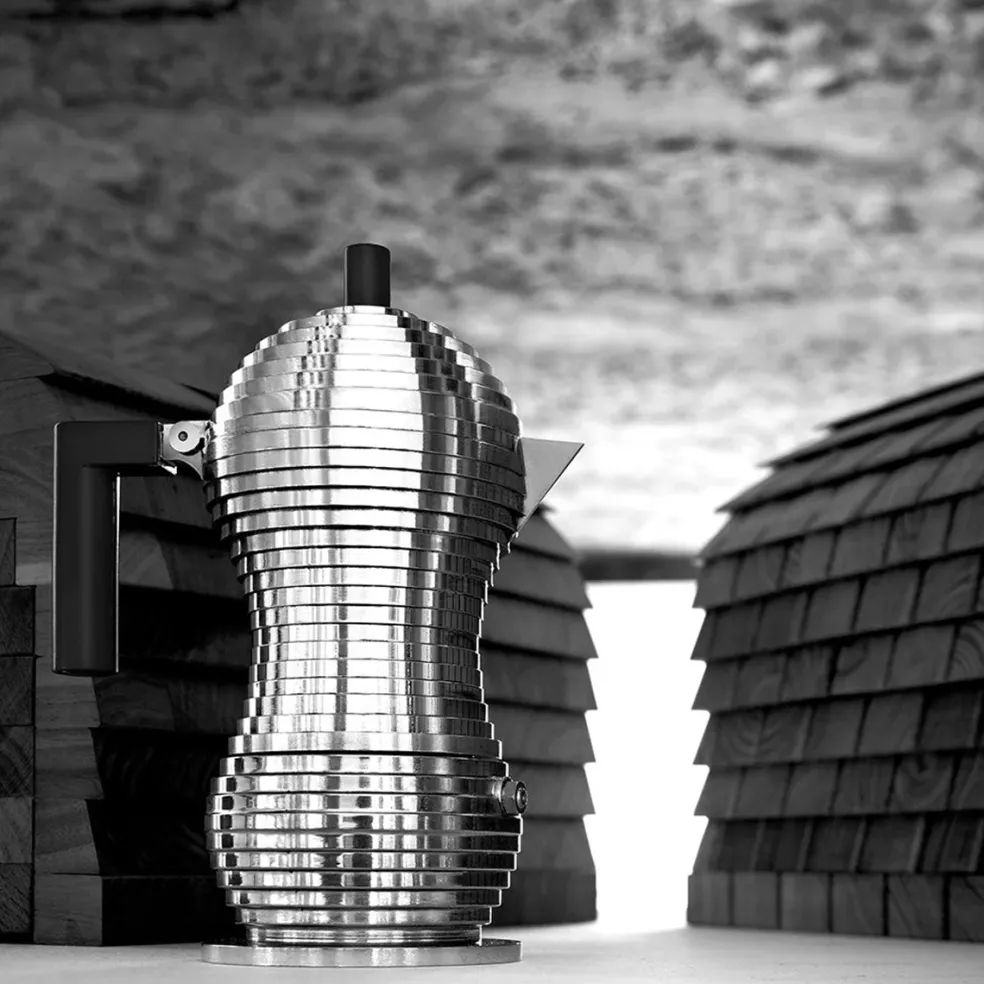Set de 5 piezas para el café con cafetera Pulcina Alessi