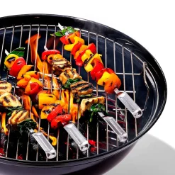 Set de 6 pinchos XL de acero inox para barbacoa OXO