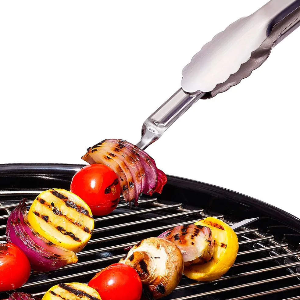 Set de 6 pinchos XL de acero inox para barbacoa OXO