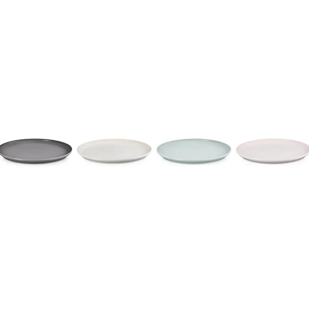 Set de 4 platos cerámicos Coupe Le Creuset