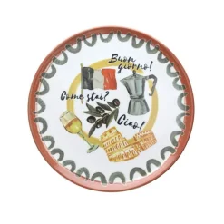Set de 4 platos de porcelana para pizza Cinzia Andrea Fontebasso Tognana