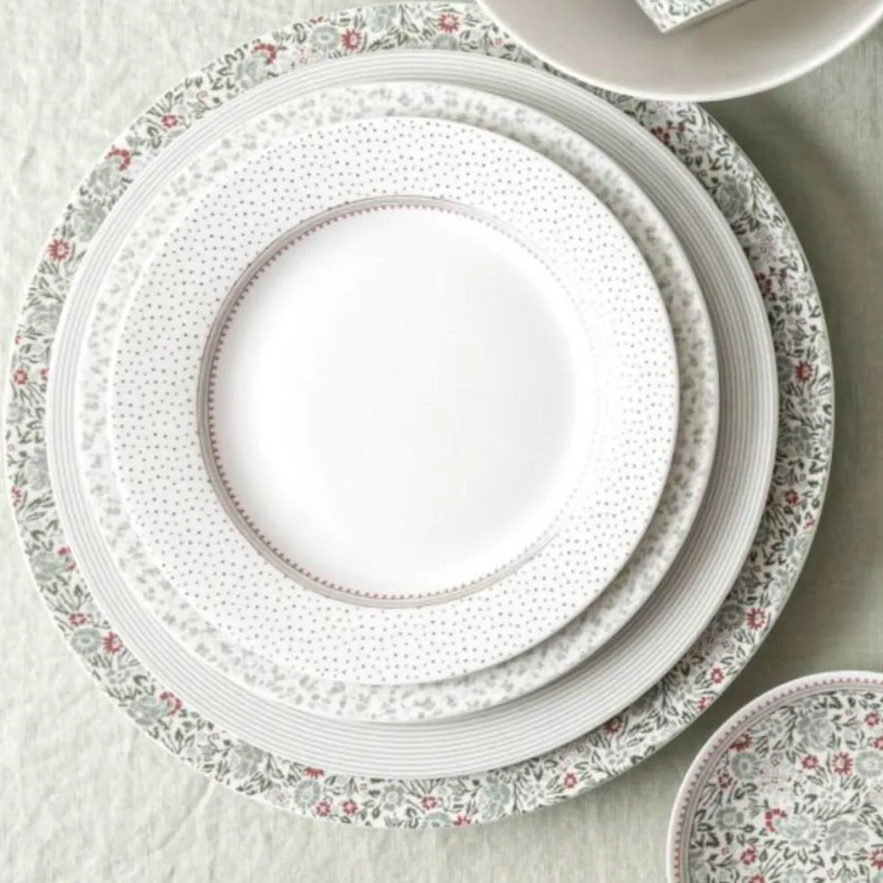 Set de platos de porcelana Wild Clematis Laura Ashley