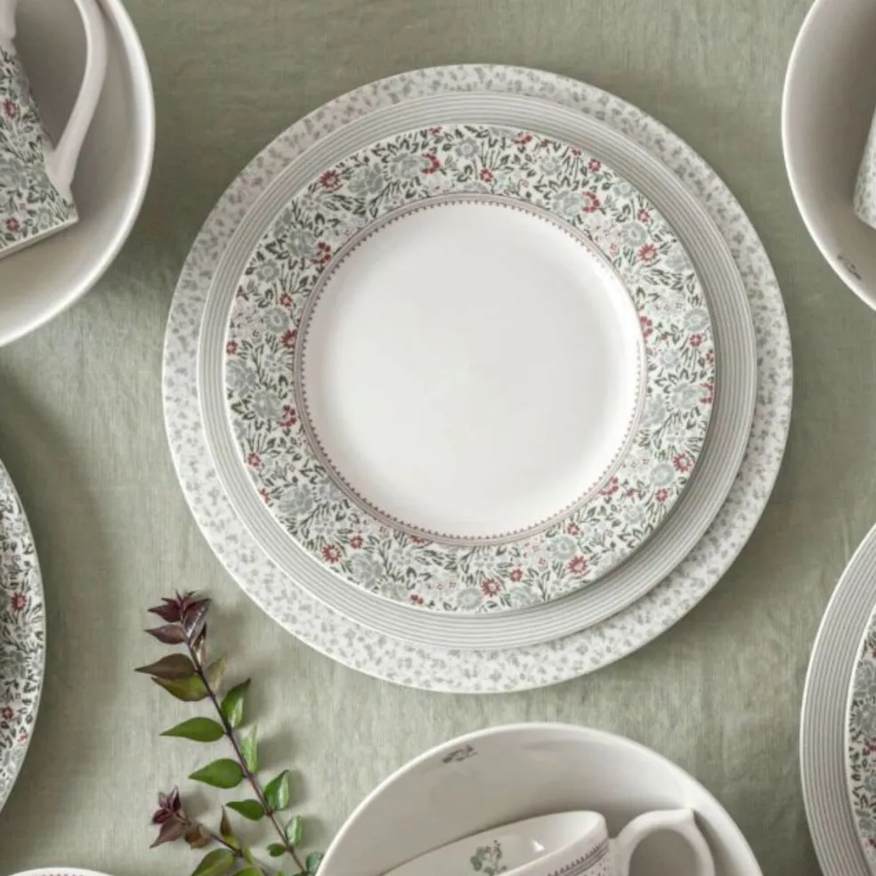 Set de platos de porcelana Wild Clematis Laura Ashley