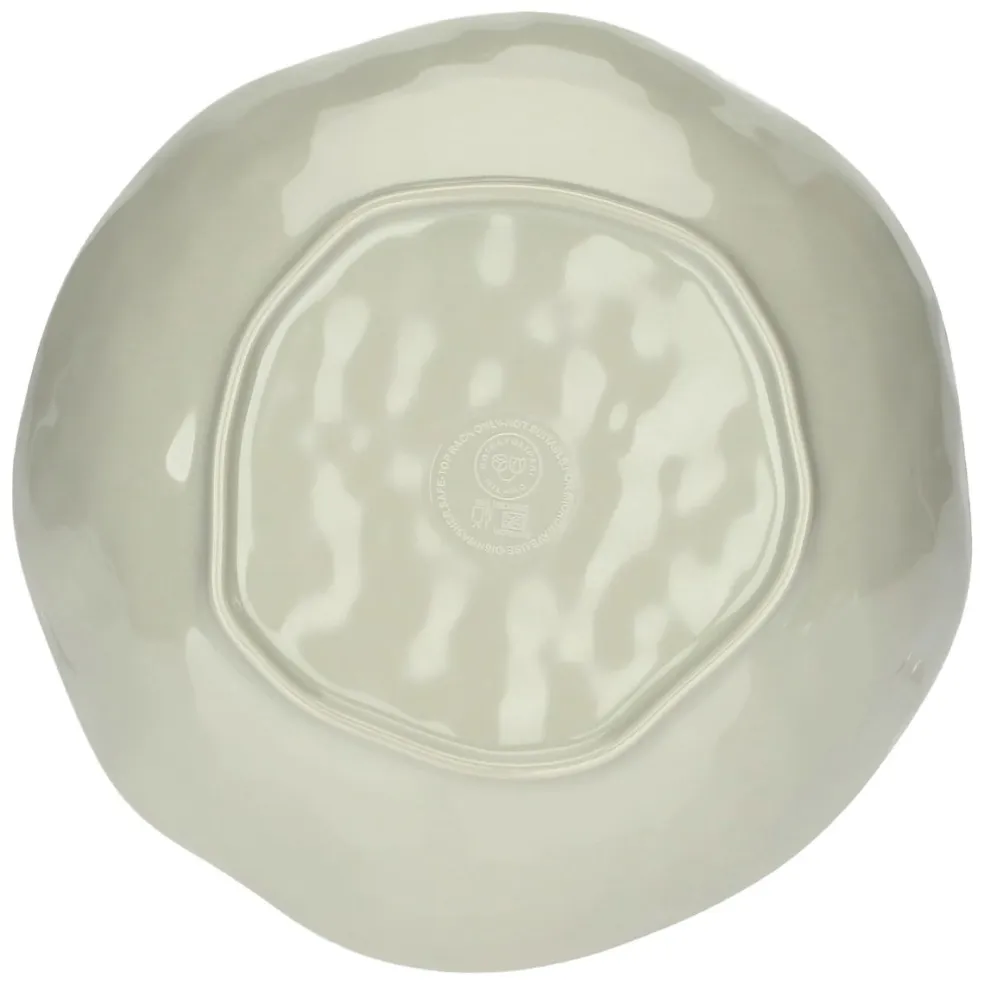 Set de 2 platos hondos de melamina Atmosfera Tortora Rose & Tulipani