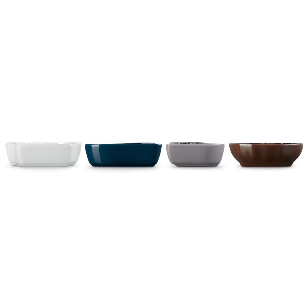 Set de 4 platos mini cerámicos ¡Edición Especial Halloween! Le Creuset