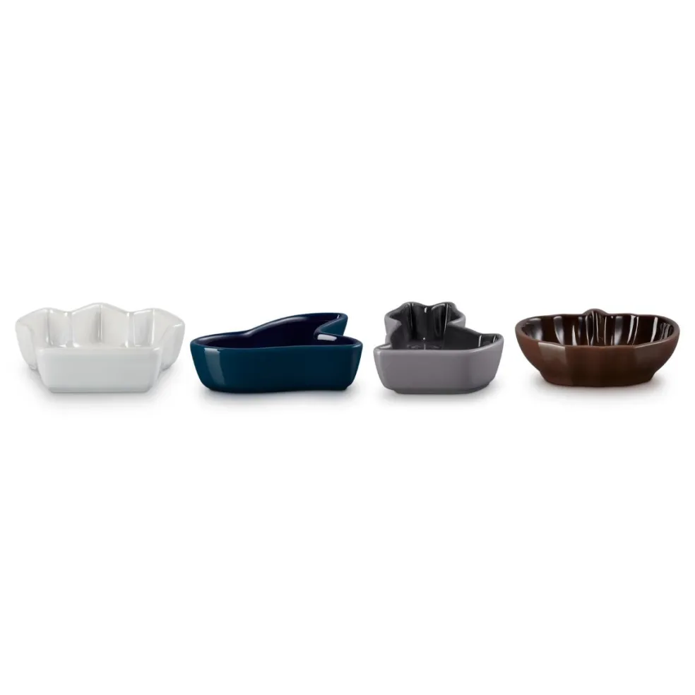 Set de 4 platos mini cerámicos ¡Edición Especial Halloween! Le Creuset