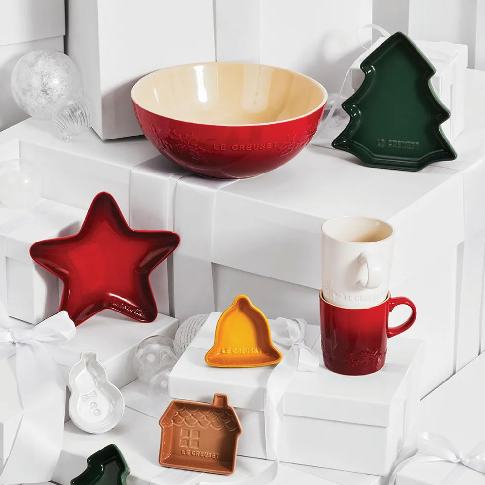 Set de 4 platos mini cerámicos ¡Edición Especial Navidad! Le Creuset