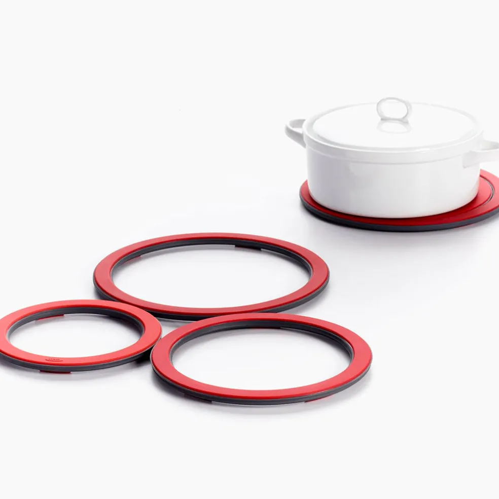 Set de 3 salvamanteles aros OXO