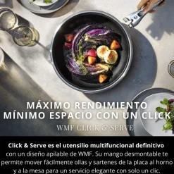 Set de 2 sartenes antiadherentes Permadur Click & Serve WMF
