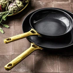Set de 2 sartenes cerámicas Padova Reserve Black GreenPan