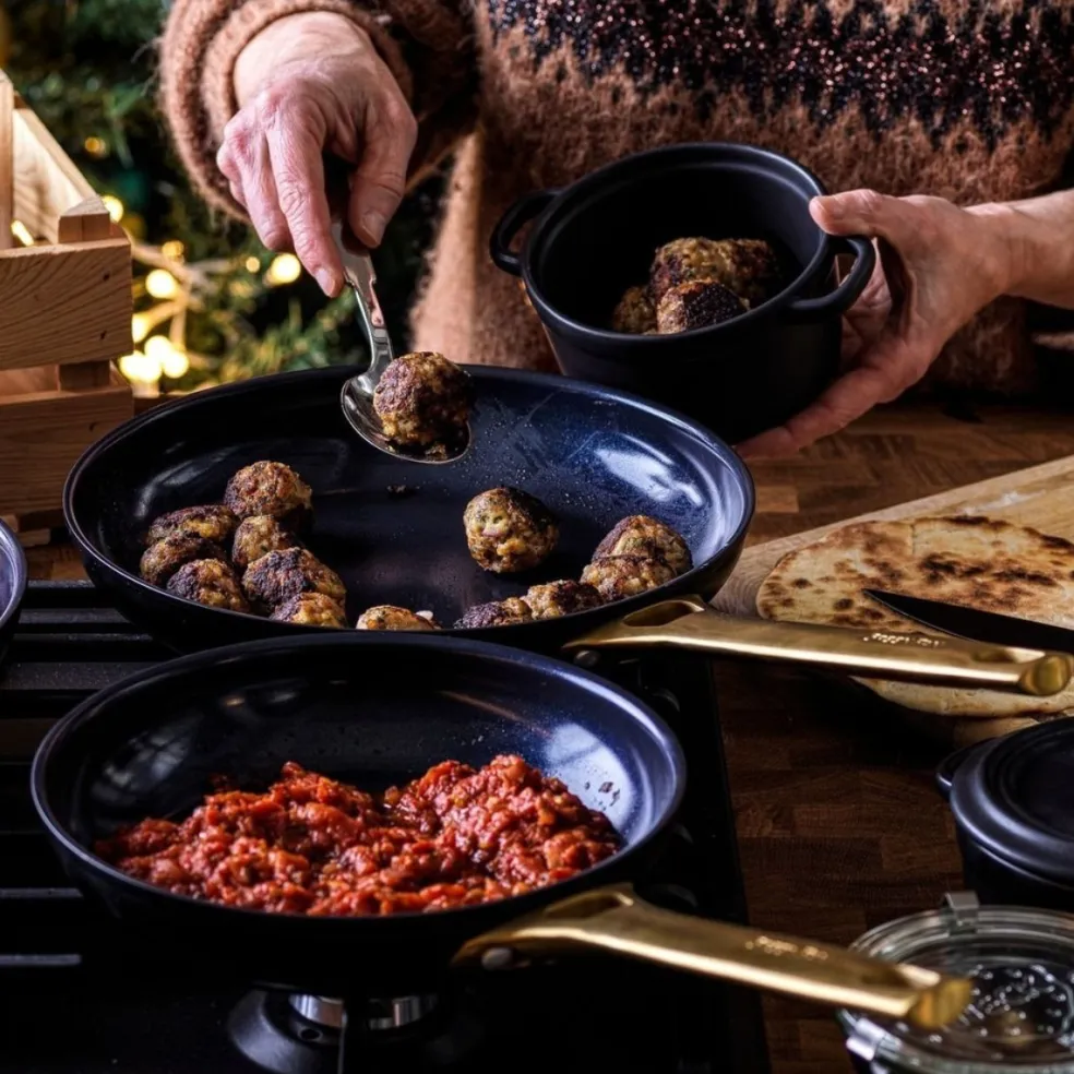 Set de 2 sartenes cerámicas Padova Reserve Black GreenPan