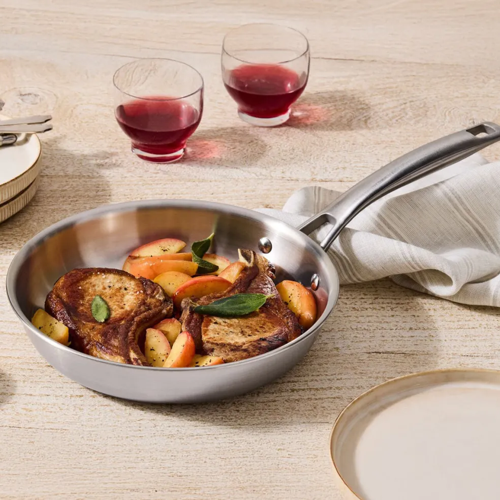 Set de 3 sartenes de acero inoxidable Tricapa 3-PLY Le Creuset