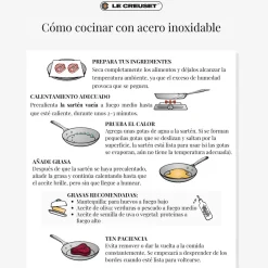 Set de 3 sartenes de acero inoxidable Tricapa 3-PLY Le Creuset