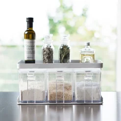 Set de Stand Organizador con 3 botes Yamazaki