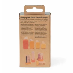 Set de 4 tapas de silicona para queso y mantequilla Food Huggers