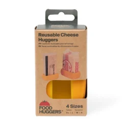 Set de 4 tapas de silicona para queso y mantequilla Food Huggers