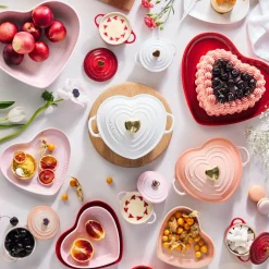 Set de 2 tazas con plato Corazón Le Creuset