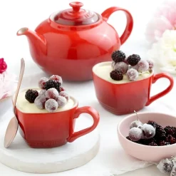 Set de 2 tazas con plato Corazón Le Creuset
