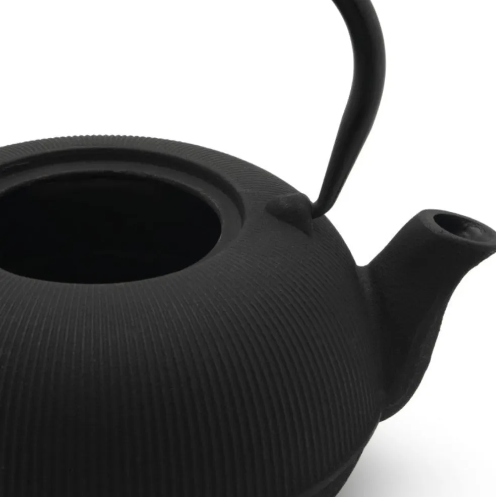 Set de té con tetera de hierro fundido y 2 tazas de porcelana Sichuan Bredemeijer
