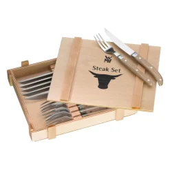 Set de 6 tenedores y cuchillos de carne Ranch WMF