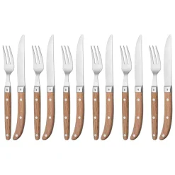 Set de 6 tenedores y cuchillos de carne Ranch WMF