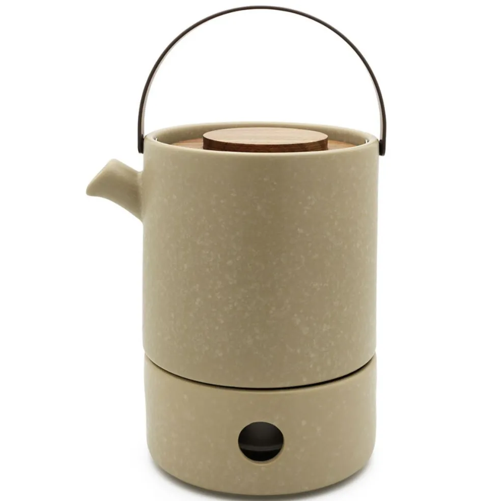 Set de tetera de cerámica 1,2 l con calentador Umea Bredemeijer