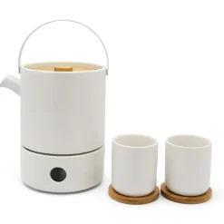 Set de tetera de cerámica 1,2 l con calentador Umea Bredemeijer