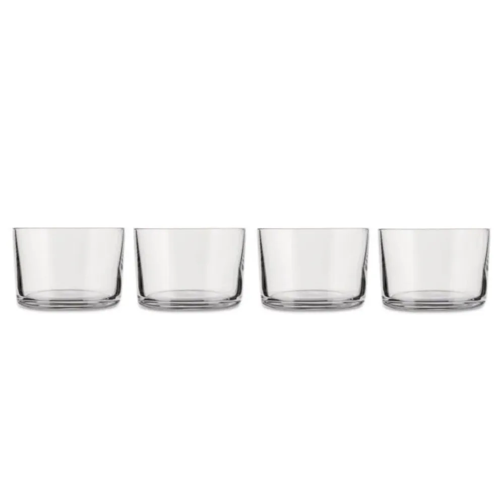 Set de 4 vasos de vidrio cristalino Glass Family Alessi