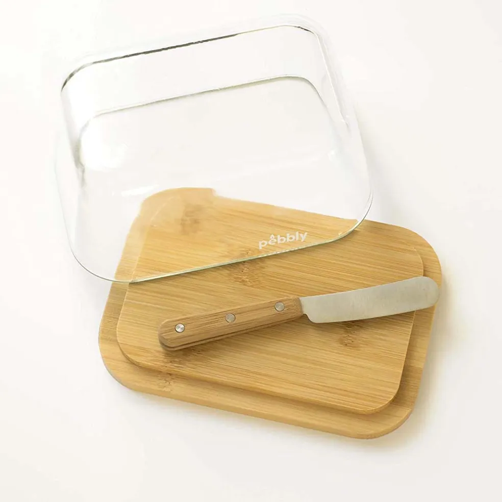 Set mantequillera y cuchillo de Pebbly