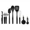 Set 15 utensilios de cocina negros KitchenAid