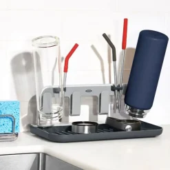 Soporte escurridor plegable para botellas OXO