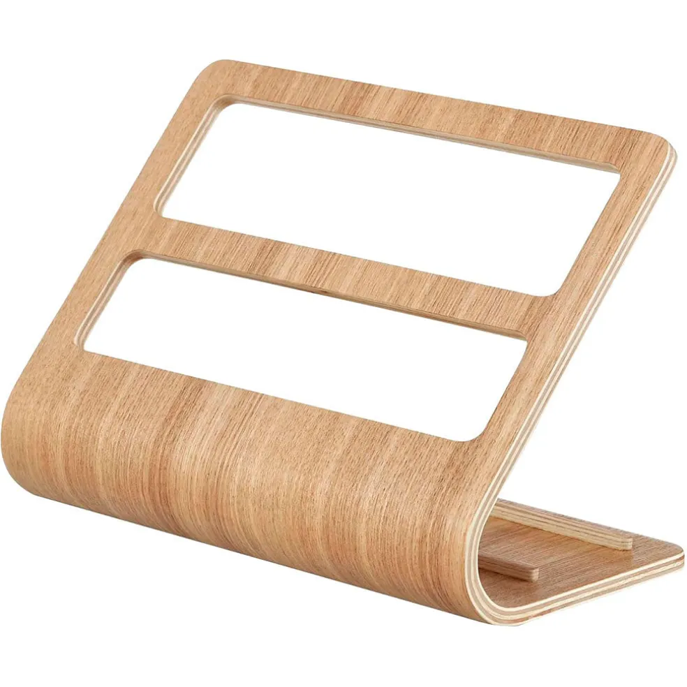 Soporte para tablet de madera clara Yamazaki