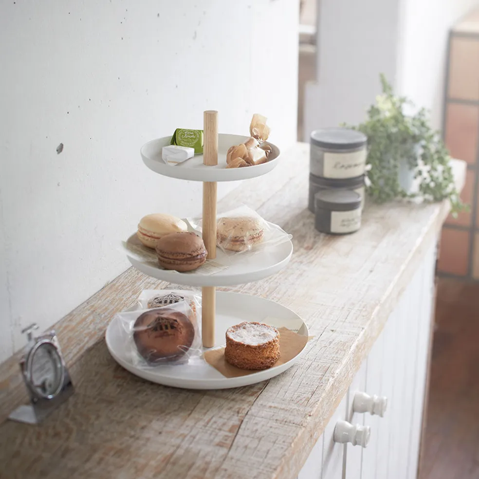 Stand para pasteles triple Tosca Yamazaki