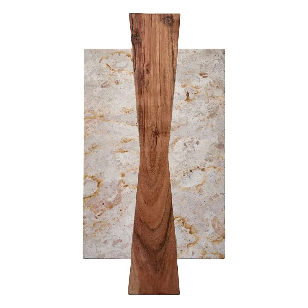 Tabla de mármol y madera para cortar y presentar Thyme Affari of Sweden