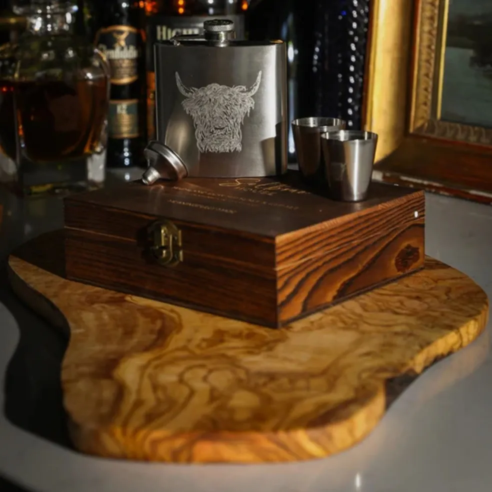 Tabla para cortar de madera de olivo Selbrae