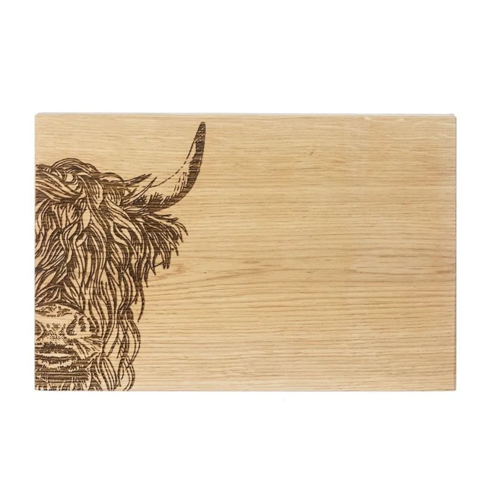 Tabla para servir 30 cm de madera de roble Selbrae