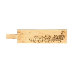 Tabla rectangular para servir y cortar de madera de roble Selbrae