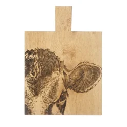 Tabla rectangular para servir y cortar de madera de roble Selbrae