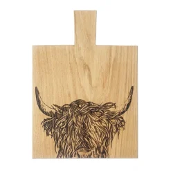 Tabla rectangular para servir y cortar de madera de roble Selbrae