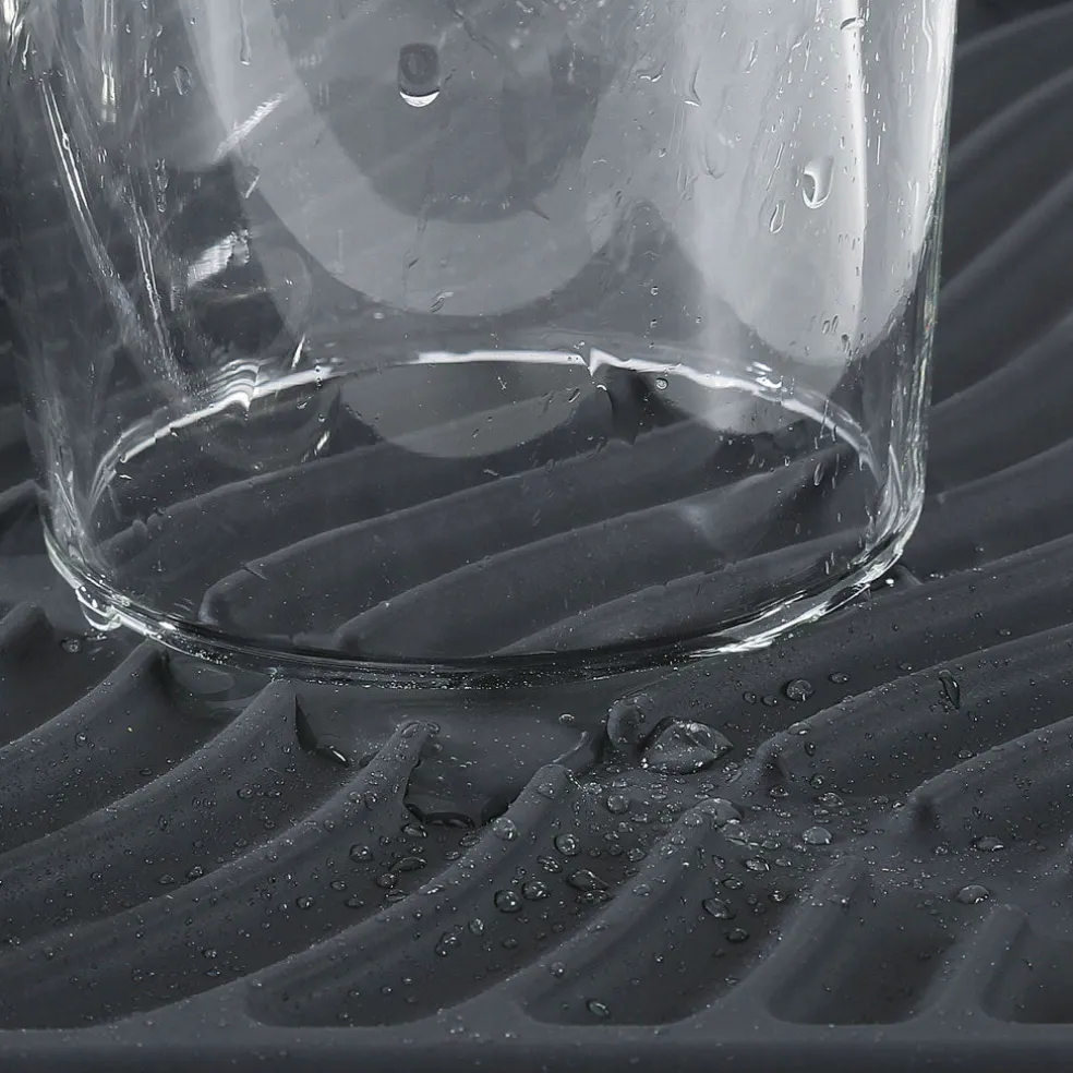Tapete escurreplatos de silicona flexible Wave Kuchenprofi