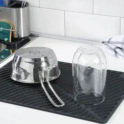 Tapete escurreplatos de silicona flexible Wave Kuchenprofi