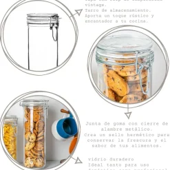 Tarro hermético de 500 a 2000 ml Fido Bormioli Rocco