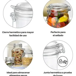Tarro hermético de 500 a 2000 ml Fido Bormioli Rocco