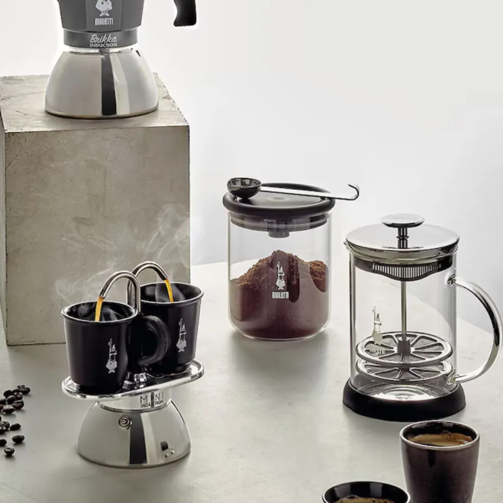 Tarro hermético de cristal para café Bialetti