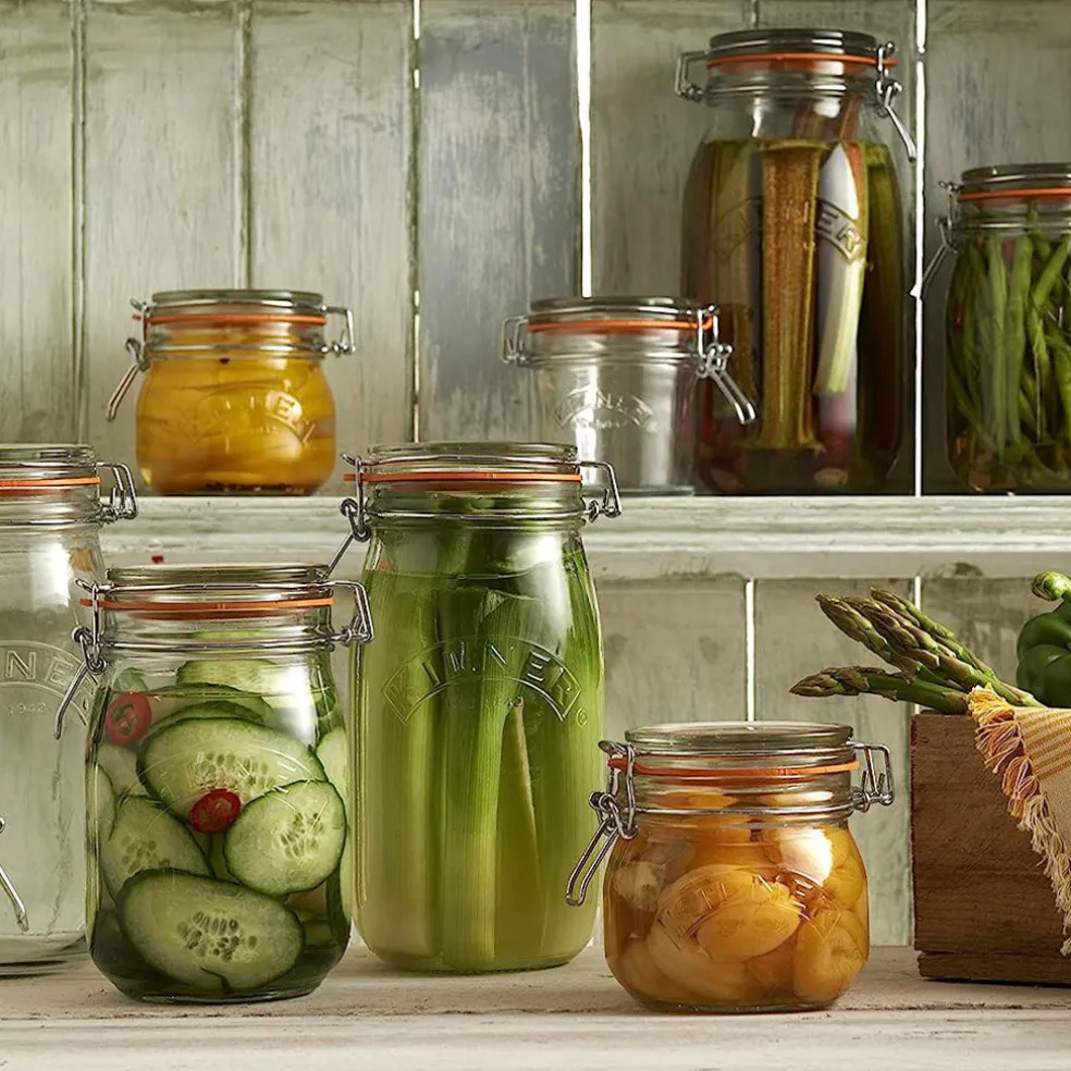 Tarros herméticos de cristal Clip Top de Kilner®