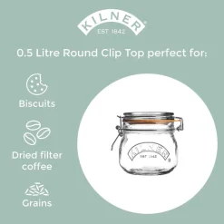 Tarros herméticos de cristal Clip Top de Kilner®