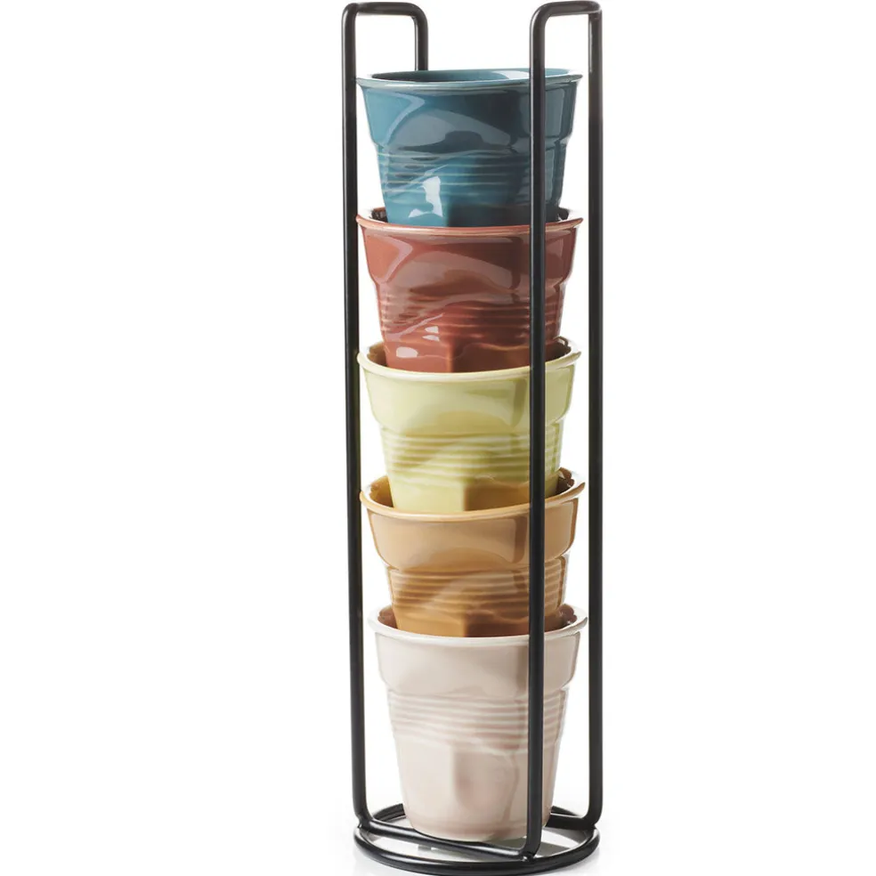 Taza arrugada tipo espresso de porcelana 80 ml Revol
